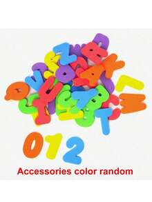 36pcs Soft Foam ABC 123 Letters & Numbers Bath Toys, Suitable For Early Learning, Foam Letters