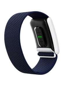 Brazalete accesorio de lujo supersuave SuperKnit 4.0 de WHOOP para máximo confort, estilo y uso durante todo el día, compatible con el dispositivo portátil de salud, acondicionamiento físico y seguimiento de actividad 4.0 - Azul Marino - Ver 3