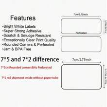 1000 pezzi, 3000 pezzi Adesivi termici in carta impermeabili, resistenti all'olio e ai graffi, adatti per scrapbooking fai-da-te, diari, confezioni regalo, etichette, pianificazione scolastica, ecc.