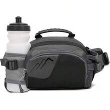 Entchin Fanny Pack Women Men,Crossbody Belt Bag With 4-Zipper Pockets,Adjustable Waist Bag Pack,One Of Most Popular Travel Essential Gifts Walking,Traveling,Cycling - E131 Black - 查看 1