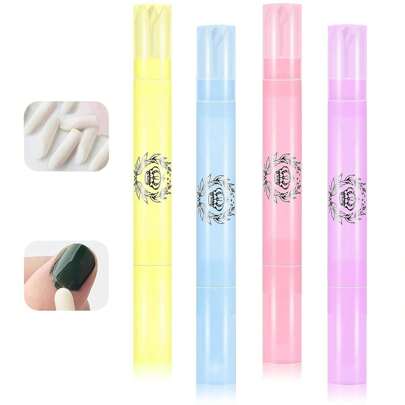 Penna per rimuovere lo smalto, penna correttiva per smalto gel, lima per unghie e tagliacuticole con tampone di pulizia, strumento per la rimozione e la pulizia fai-da-te dello smalto per unghie