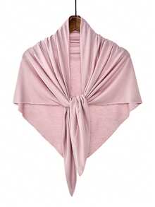 1 件女士三角形防滑吸水头巾，多功能透气纯色休闲头巾，可用作运动头带，舒适凉爽，适合日常佩戴 - 升級款三角汗布頭巾 - 查看 11