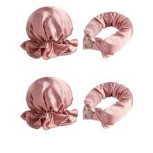 2/4/6pcs Non-Heat Satin Curlers Set, Including Curler And Hair Cap, Suitable For All Hair Types Including Long, Short And Curly, Can Be Used While Sleeping,Back To School,Travel Holiday Essentials,Hair Accessories For Women,Hair Curlers,Curly Hair Brush,Rollers,Curly Hair Products,Curler,Rollers For Hair,Hair Curl,Curly Hair Tools,Hair Roller,Curly Hair,Heatless Curl,Heatless Curls,Hair Curler,Barber,Hair Tools,Hair Products,Hair Curlers,Barber Accessories,Travel,Rollers,Hair Stuff,Hair Accessories,Curly Hair Products,Curler,Rollers For Hair,Hairdressing Equipment,Hair Curl,Curly Hair Tools,Hair Roller,Christmas,Barbershop,Hair Curling Iron, Barber Accessories, Hair Accessories, Curling Iron, Hairdressing,Heatless Waves,Travel Essentials,Hairstyle,Hairdressing