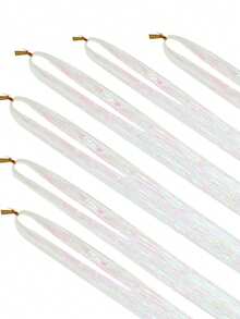 Fairy Tinsel Hair Extensions Holographic Hair Tinsel Heat Resistant Sparkling Hair Glitter For Christmas New Year Party - Brown - View 2