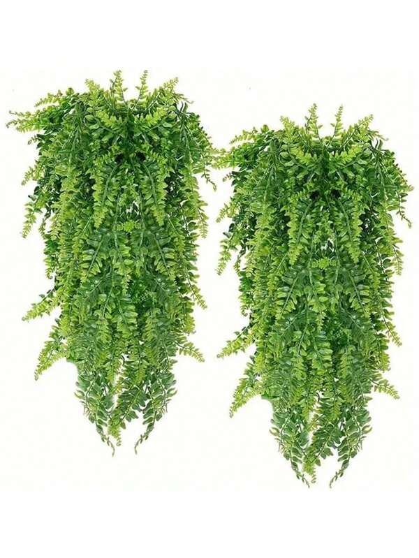 1/2Pcs 31.49Inch Artificial Hanging Bamboo Vine, Artificial Hanging Fern Plant, Vine Hanging Green Decorative Plant, UV Protection, For Outdoor Garden Courtyard Decoration, Wedding Decoration, Wedding Venue Decor, Hallway Balcony Decoration, Party Decoration, Home Decoration, Bedroom Living Room Decoration, Wall Decoration, Office Decoration, Summer Decoration, Autumn Decoration, Birthday Gift, Anniversary Gift, Graduation Gift