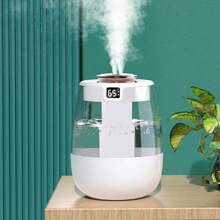 Humidificateur de brume ultra silencieux à grande capacité avec USB - Parfait pour la chambre et le bureau, grande capacité, humidificateur idéal pour la maison et la chambre à coucher