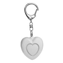 New Personal Alarm, Heart-Shaped Alarm, Women's Self-Defense Alarm, Outdoor Portable Alarm, Keychain Accessory, Self-Defense Keychain, Button Battery (LR44*3) Personal Alarm, Compact, Flashlight, 125dB High Decibel Alarm, LED Flashing Light, Suitable For Women And Elderly As Emergency Alert Device
