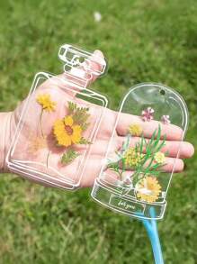 20/40片装 DIY 干花压花标本，手工压制花，幼儿园早教教具，随机混合玫瑰贴纸书签，适合制作四季花瓣标本，书签贴纸，男女童手工趣味可爱礼物，生日礼物，复活节礼物，万圣节礼物