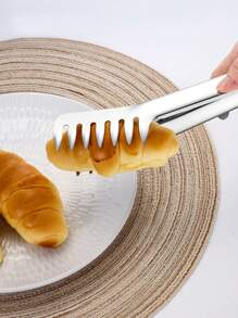 2/4PCS Spaghetti Spoon Server, Spaghetti Spoon And Pasta Tong, Non-Stick 9.4 Inch Stainless Steel Pasta Spoon With Teeth And Pasta Tongs, Comfortable Grip Design Pasta Server For Kitchen