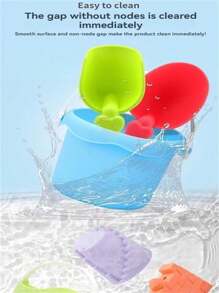 Juego de 8 piezas/16 piezas/20 piezas/30 piezas de juguetes de playa para niños: para jugar con arena, diversión en el agua, cavar en la nieve, herramientas de jardinería con cubo, moldes, palas, rastrillo, tamiz - diversión familiar para niños y niñas (el estilo/color puede variar)