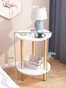 1pc Narrow Side Bedside Cabinet, Multipurpose Slim Side Table, Modern Minimalist Design