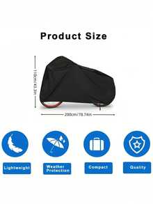 自行车罩适用于2辆自行车户外防水自行车罩防雨防晒防紫外线防尘防风带锁孔适用于山地公路电动自行车重型自行车 - 查看 6