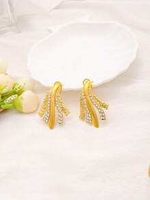 Ensemble de bijoux plaqué or 24 carats, comprenant un collier, des boucles d'oreilles, un bracelet et une bague, convenant pour un cadeau de mariage pour une mariée africaine - Doré - Voir 3