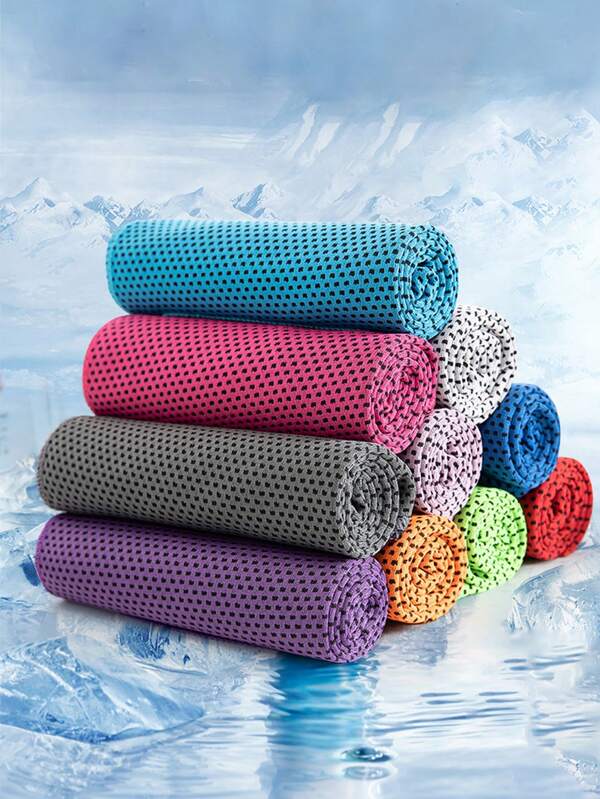 1pc/2pcs/5pcs/10pcs Sports Cooling Scarf, Icy Cool Towel, Quick Dry Sports Towel, Outdoor Cooling Towel