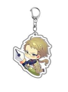 bandai Accesorio de anime Llavero acrílico de anime - Bungou Stray Dogs Lindo colgante de estilo Y2K de dibujos animados, adecuado para bolsos y llaves, regalo perfecto para fans, accesorios de cosplay, llavero de coche, bolso, mochila, pequeña joya, accesorios, regalos creativos, regalos de estudiante, accesorios de coche, colgante de bolso, accesorios escolares