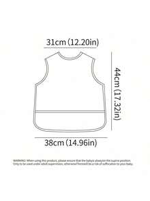 1PC Toddler Sleeveless Feeding Bib,Waterproof Washable Soft Toddler Bibs - Multicolor - View 11
