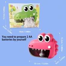 Bathtub Toys For Kids, Frog Water Cars, Pull Crocodile Bubble Machine, Fun Bath Time & Water Play Toys