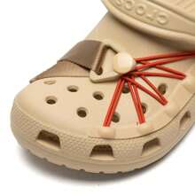Crocs Sandalias/Pantuflas decorativas clásicas, para viaje al aire libre, diario cómodo, calzado deportivo casual ligero y cómodo de poner y quitar