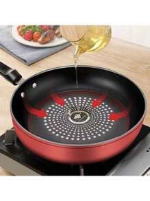 Grosso com fundo composto, aquece uniformemente, frigideira antiaderente, adequada para fogões a gás e indução, cozinha doméstica, fritura, refogado, panqueca