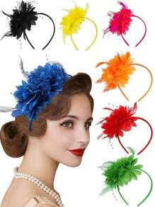 1 pieza Fascinators para mujer, sombreros para té para el Kentucky Derby, cóctel, boda, fiesta de vestidos elegantes