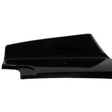 Smooth Black Left Rear Bumper Distributor Diffuser Valence Lower Spoiler Lip Bumper Splitter Apron Suitable For 2016-2019 Civic 4-Door Sedan Models