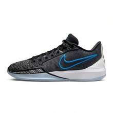 Nike Women's Summer New Breathable Sports Cushioning Low-Top Breathable Basketball Shoes - Black - View 2