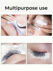 10/5/1pc White Non-Woven Grafting Eyelash Tape, Isolation Pad, Separate Upper And Lower Eyelashes Tape, Lift And Breathable, Eyelash Extension Tools