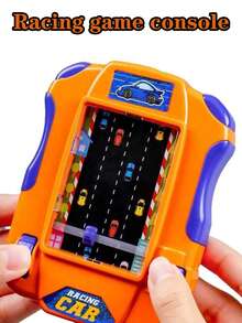 Children's Racing Car Toy, Children's Competitive Game Sports Hand-Eye Coordination Stress Relief Fun Toy, Adventure Handheld Game Console, Interactive Toy, Simulated Car Driving Toy, Interactive Game, Birthday Gift, Children's Gift (Random Accessories Included, No Batteries Required, Slight Measurement Error May Occur Due To Manual Measurement) - Multicolor - View 3