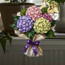 This 2D Acrylic Crystal Flower Window Decoration In A Summer Theme Features A 2D Printed Narcissus Pattern. It Is Highly Suitable For Interior Wall Decoration And Is Also An Ideal Gift For Outdoor Gardens, Rural Homes, And Kitchens.