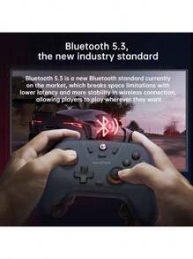 GAMESIR Controlador de juegos profesional T4 Nova Lite con gatillo lineal, tres modos, inalámbrico 2.4G/Bluetooth/cableado, nivel de deportes electrónicos, sin zona muerta, giroscopio de 6 ejes, compatible con Switch/Steam/Android/iOS, universal.