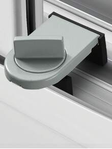 1pc Aluminum Alloy Sliding Door & Window Lock, With Anti-Pinch, Anti-Theft, Anti-Falling Functions And Lock