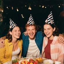 定制脸部派对帽 - 1/3/6 件个性化照片剪纸帽，适合生日、返校、教师节和单身庆祝活动、新娘、雕刻、不锈钢、彩色、可爱、迷人、有趣、卡哇伊、Y2K、时尚、男女通用、休闲、定制、个性化、独特、定制、送给他的理想礼物、送给她、她、男朋友、女朋友的理想礼物