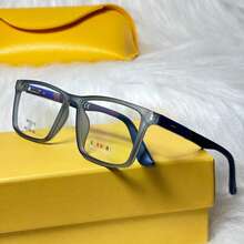 Children's Glasses Frame For Boys (3-12 Years Old) BR99106 Square Style, Resistant, Unbreakable, Rubberized Temple - 灰色 - 查看 3