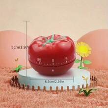 1 件番茄形厨房计时器 60 分钟机械倒计时，无需电力，耐用塑料烹饪提醒闹钟，红色带数字和说明，非常适合烘焙和烹饪 - 多款 - 查看 10