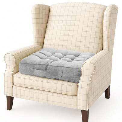 Grey Chair Cushions, Coccyx Cushion For Tailbone And Hip Discomfort Coccyx Pressure And Lower Back Support, Garden Kitchen Chair Cushion With Handle Strap For Dining Room Kitchen Seat