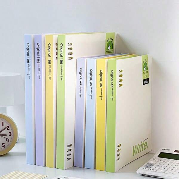 A5/B5 Detachable Loose-Leaf Notebook, Stylish & Thick, Suitable For College, High School, Graduate Exam, Junior High, Primary School Students