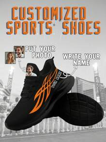 Chaussures de sport personnalisées pour femmes avec technologie de suspension de semelle intermédiaire grande taille, Baskets de course avec image personnalisée, chaussures de sport basses personnalisées, Baskets photo, chaussures de course sur mesure pour femmes, chaussures de sport et de loisirs uniques, cadeaux pour garçons d'honneur, anniversaires, Saint-Valentin, anniversaires, mariages, cadeaux pour la meilleure amie, idéal pour maman/papa/elle/lui/petite amie/petit ami/épouse/mari/ami