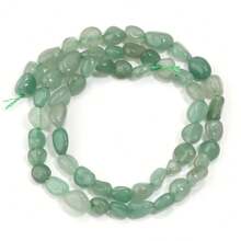 Aproximadamente 45 piezas de cuentas de piedra ovaladas asimétricas naturales surtidas, cuentas sueltas de cristal de ágata vintage de estilo informal para hacer joyas, pulseras, collares, colgantes y decoración