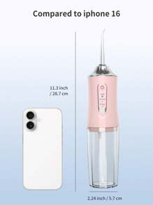 Rechargeable Portable Handheld Cordless Tooth Cleaner, Electric Water Flosser Oral Irrigator With 3 Modes And 4 Nozzles For Home Oral Care, Power Dental Flossers For Home Oral Care Multi-Color Festivals Gift Options