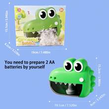 Bathtub Toys For Kids, Frog Water Cars, Pull Crocodile Bubble Machine, Fun Bath Time & Water Play Toys