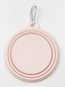 1pc Customized Foldable Macaron Design Pet Bowl, Portable Collapsible Dog Cat Food Water Feeder Bowl For Outdoor Use - Multicolor - View 19