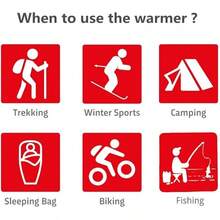 World-BIO Hand Warmers Disposable Heat Pad - 10/20/40 Pairs, 20 Pairs Foot Warmer & 30 Packs Adhesive Backing Body Warmers Long Lasting Safe Natural Odorless Activated Warmers Gives 8 Hours Warm - Hand Warmer 10 Pairs - View 3