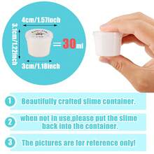 17 件迷你黄油史莱姆套装，超级柔软不粘，非常适合男孩和女孩的生日礼物、派对礼物、减压玩具、复活节篮子填充物