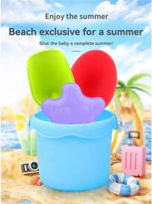 Juego de 8 piezas/16 piezas/20 piezas/30 piezas de juguetes de playa para niños: para jugar con arena, diversión en el agua, cavar en la nieve, herramientas de jardinería con cubo, moldes, palas, rastrillo, tamiz - diversión familiar para niños y niñas (el estilo/color puede variar)
