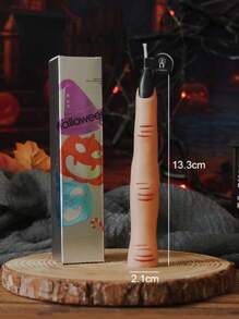 3 Stücke einzigartiger Finger, Kürbis und Schädel duftender Kerzen Set, 3 verschiedene Düfte, toll für Halloween, aromatische Heim-Dekoration, kreativ handgefertigte lang-stämmige duftende Kerzen