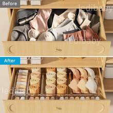 9/25pcs Clear Plastic Drawer Organizer Set, 4 Sizes Multifunctional Bathroom And Vanity Drawer Organizer Trays, Makeup, Kitchen And Office Storage Box  Decorations   Autumn Decor Festival Decor Room Decor Home Decor Fall Decor Bedroom Decor - trắng - Xem 8