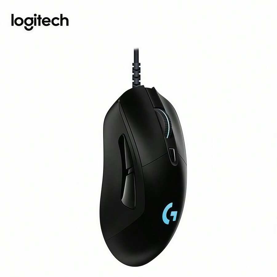 Logitech Ratón para juegos G403 HERO, 16000 DPI, seguimiento de precisión, efecto de iluminación RGB colorido, peso ajustable, diseño ergonómico, con cable, universal