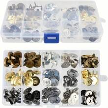 40 PEÇAS/PACOTE Fecho de Botão Magnético, Cores Variadas, Fechos de Pressão de Costura para Artesanato, Bolsas, Sacolas, Roupas, Couro, Material de Cobre, Força Magnética Super, Suprimentos de Arte e Artesanato 14mm+18mm