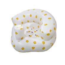 Foldable Portable Baby Bath Seat With Anti-Fall Design And Inflatable Sofa For Learning And Playtime Baby Toys