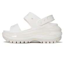 Crocs Sandalias clásicas de suela dentada unisex, cómodas, ligeras y deportivas para uso casual y viajes al aire libre, Modelo 207989-100
